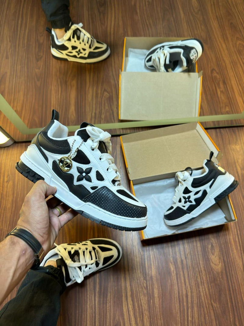 Tênis Louis Vuitton Skate - Black/White