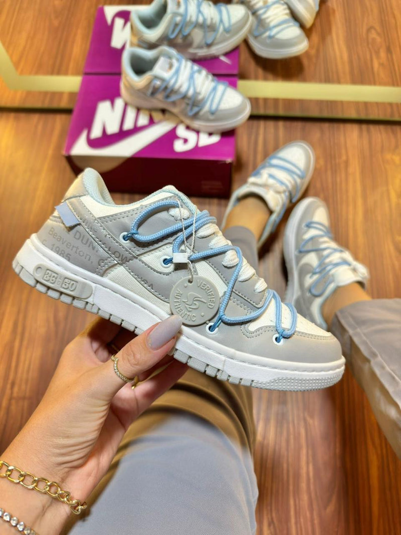 Tênis Nike Dunk Low Pro OF50 - Branco/Azul