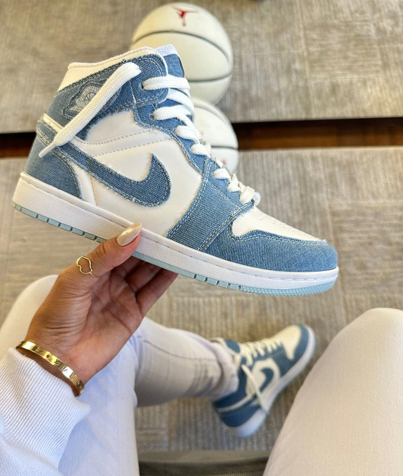 Tênis Nike Jordan 1 - Jeans