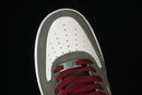 Nike Air Force 1 Low '07 LV8 "Cargo Khaki Pale Ivory Dark Team Red"
