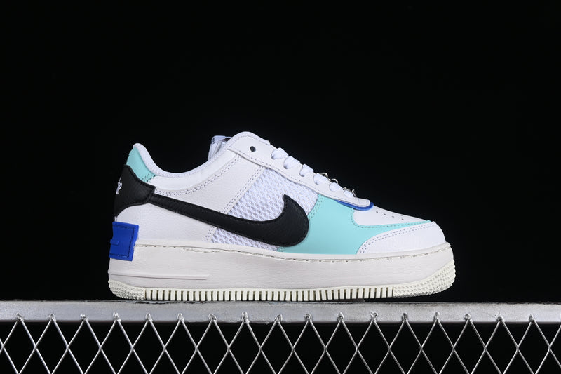 Nike Air Force 1 Shadow “White Black Orange Blue”