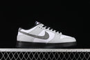 Nike Dunk Low “Glitter Swoosh White / Light Smoke Grey”