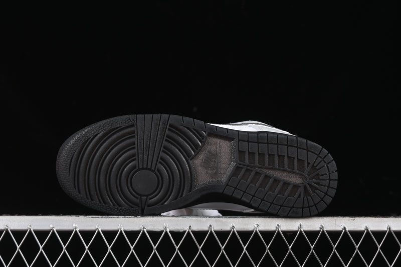 Nike Dunk Low “Glitter Swoosh White / Light Smoke Grey”