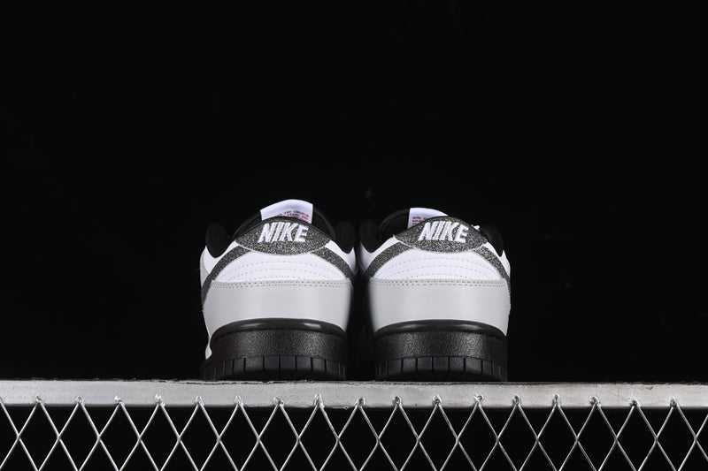 Nike Dunk Low “Glitter Swoosh White / Light Smoke Grey”