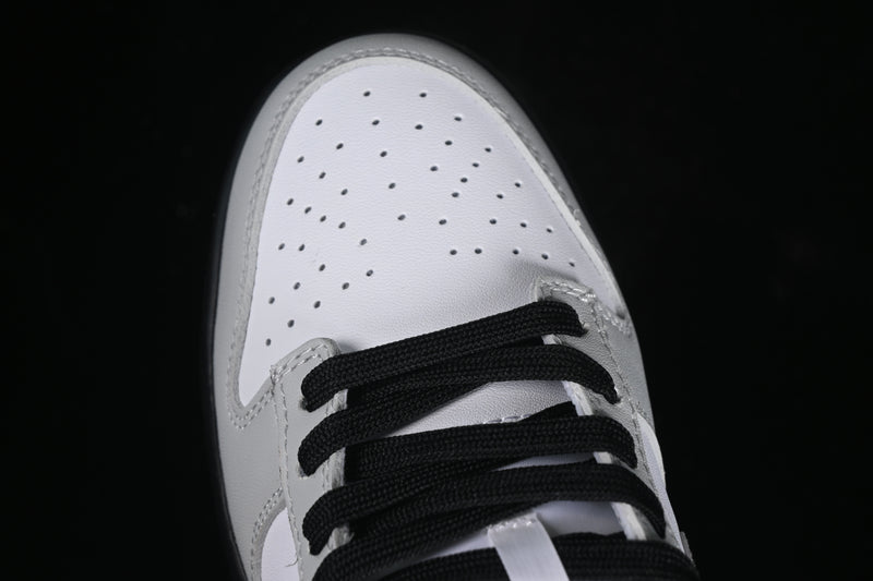 Nike Dunk Low “Glitter Swoosh White / Light Smoke Grey”