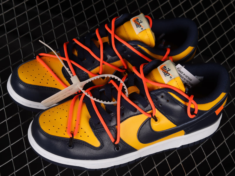 Nike Dunk Low Off-White “University Gold”
