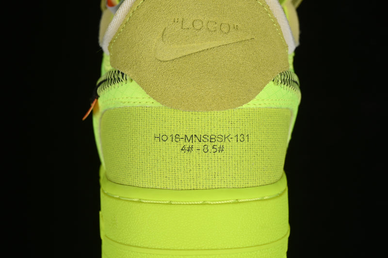 Off-White x Nike Air Force 1 Low "Volt"