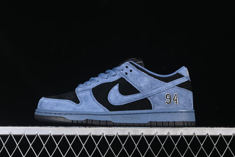 Supreme x Nike SB Dunk Low “Ocean Fog/Black”
