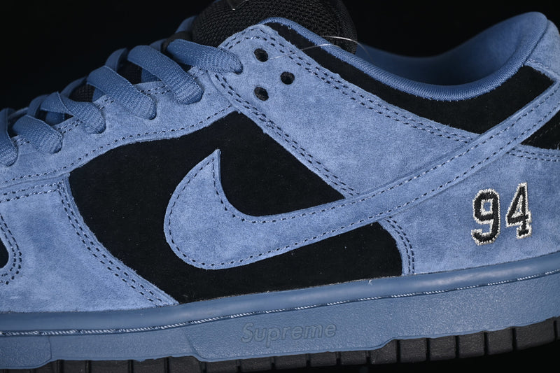 Supreme x Nike SB Dunk Low “Ocean Fog/Black”