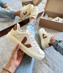 Tênis Vert - Creme/Marrom