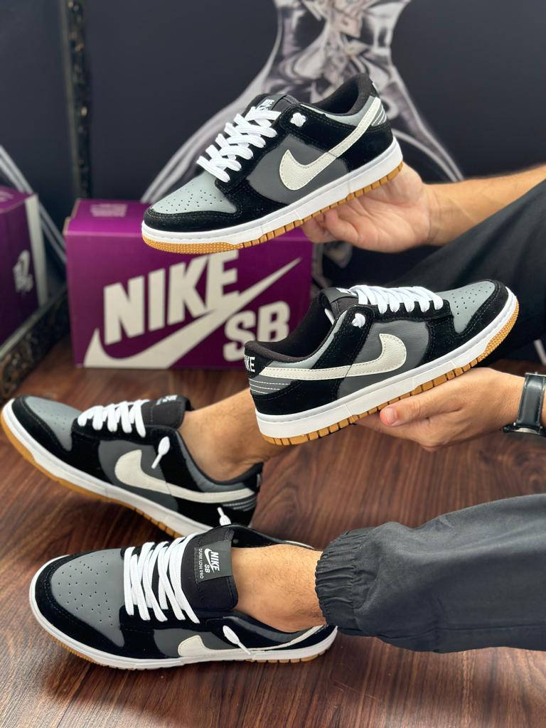 Tênis Nike Dunk Low - Cinza/Preto