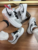 Tenis Nike Air Force 1 Low BCO Preto Cinza