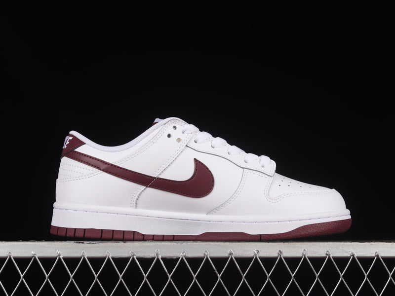 Nike Dunk Low “White/Night Maroon”