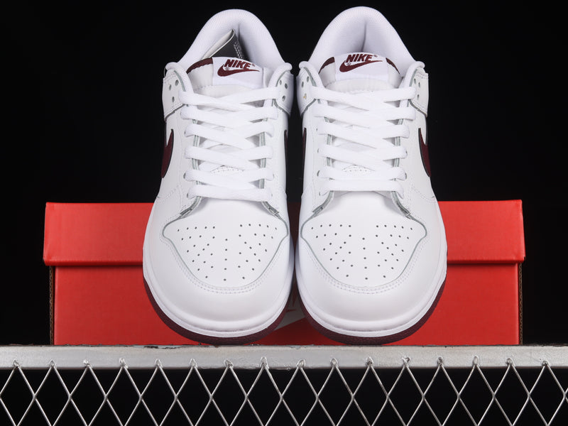 Nike Dunk Low “White/Night Maroon”