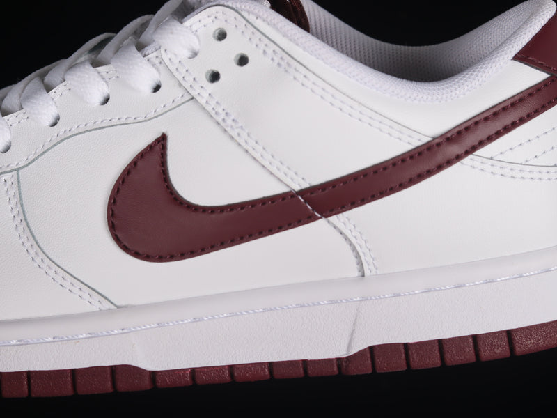 Nike Dunk Low “White/Night Maroon”