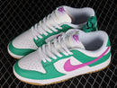 Nike Dunk Low “White Stadium Green  Fuchsia”