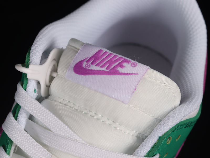 Nike Dunk Low “White Stadium Green  Fuchsia”