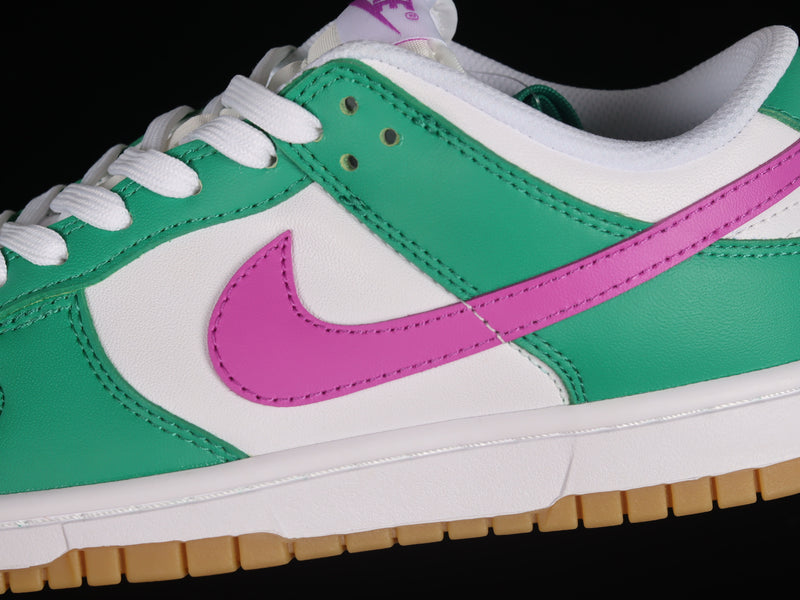 Nike Dunk Low “White Stadium Green  Fuchsia”