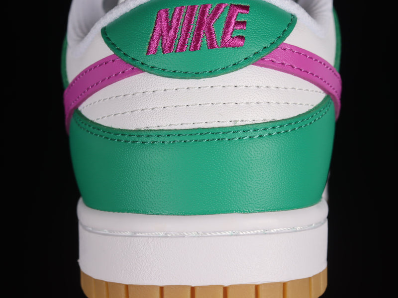 Nike Dunk Low “White Stadium Green  Fuchsia”