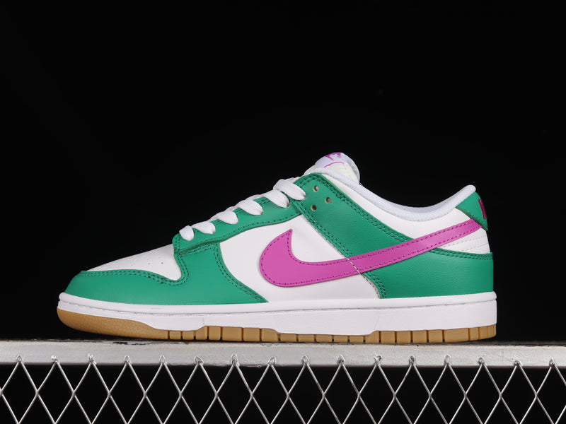 Nike Dunk Low “White Stadium Green  Fuchsia”
