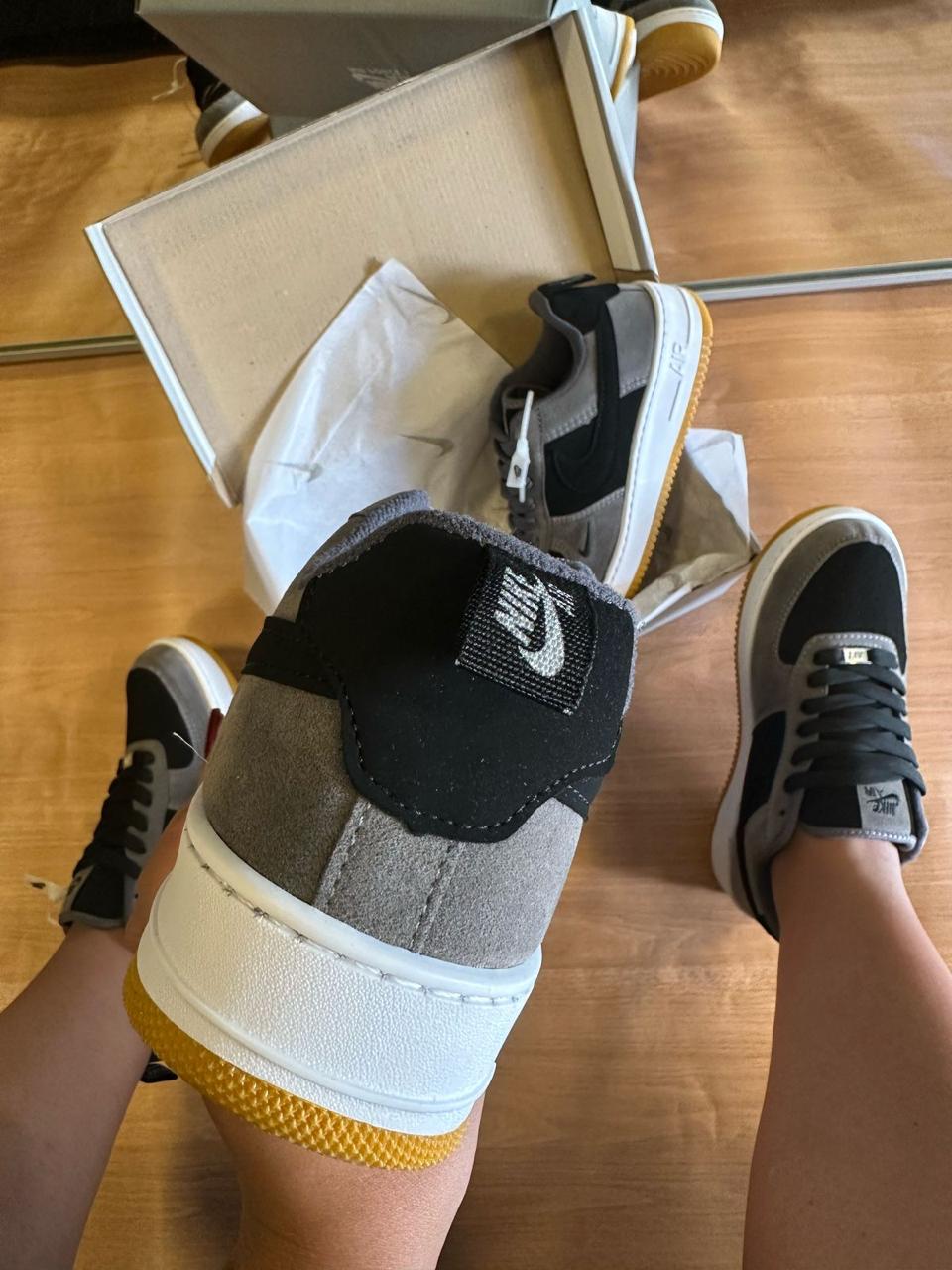 Tênis Air Force - Preto/Cinza