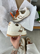 Tênis Air Force Branco/Marrom