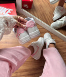 Tênis Air Force Branco - Detalhes Florais