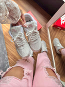 Tênis Air Force Branco - Detalhes Florais