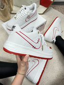 Tênis Nike Air Force - Branco/Vermelho