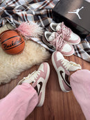 Tênis Air Jordan Low - Rose/Café