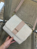 Bolsa Arezzo Palha – Rosé