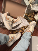 Nike Air Force - Bege/Cinza/Bronze