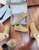 Tênis Nike Air Force 1 - Caramelo/Camurça