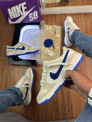 Tênis Dunk Low - Creme/Azul