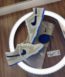 Tênis Dunk Low - Creme/Azul