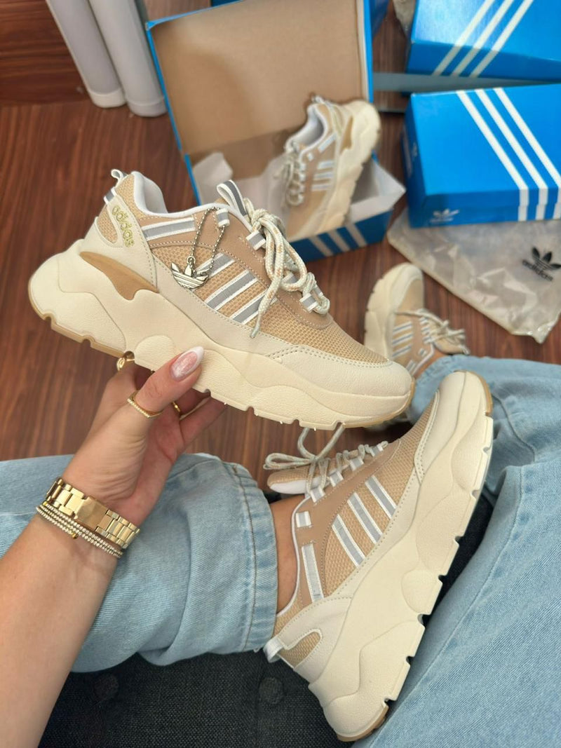 Tênis Adidas Dymond - Nude