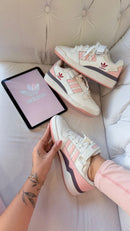 Adidas Forum Low – Branco & Rosa