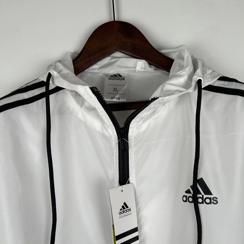 Jaqueta Corta Vento Adidas 23/24 - Branco