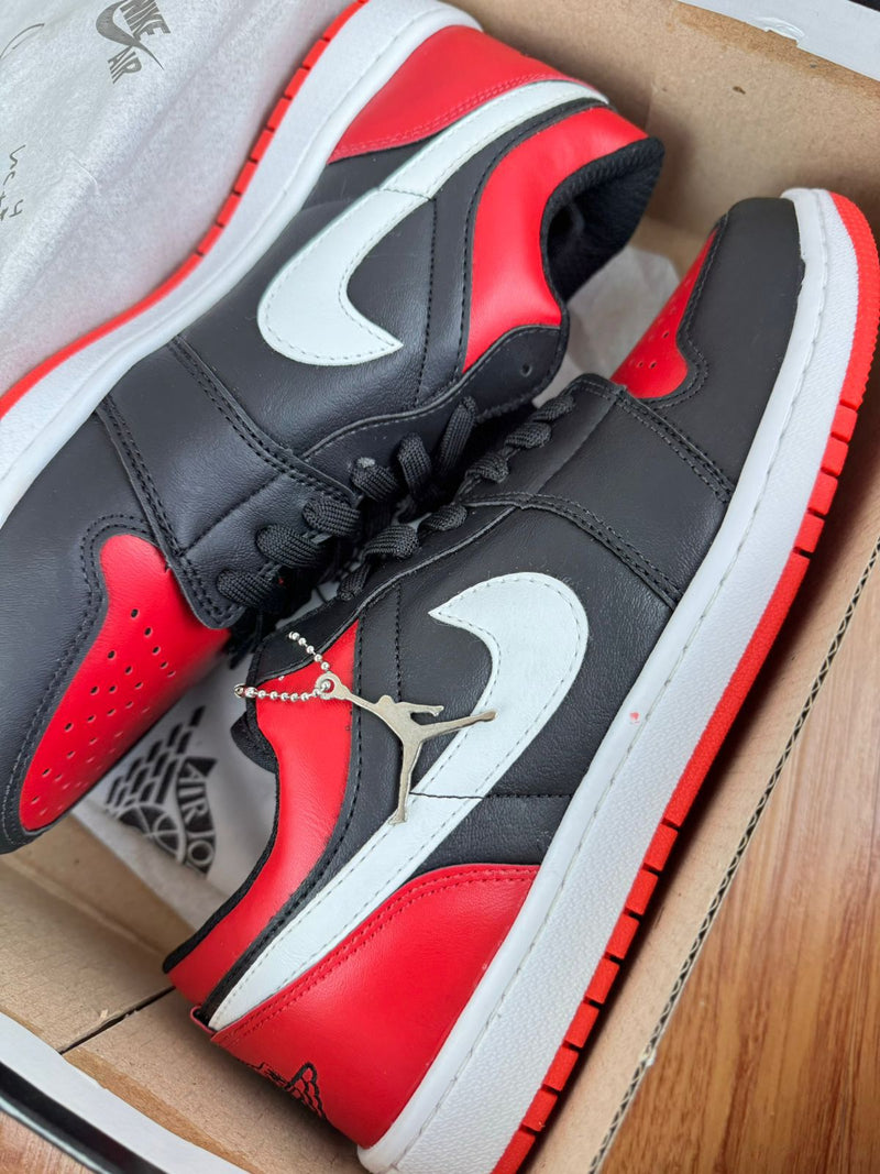 Tênis Nike Jordan 1 Low - Vermelho/Preto