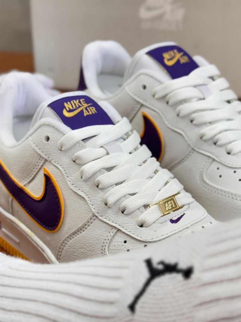 Tênis AIR force 1- Lakers