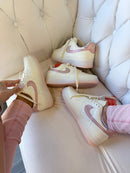 Air Force – Off White / Rosa Metálico