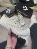 Tênis All Star - Off White Renda