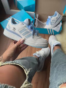 Tênis Adidas Forum Low - Branco/Azul