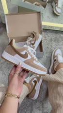 Tenis Nike Air Force 1 Low Caramelo Camurça