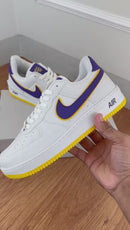 Tênis AIR force 1- Lakers
