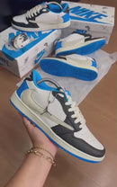 Tênis Nike Travis Scott - Branco/Azul