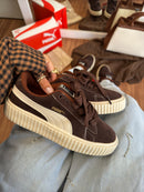Puma Suede Plataforma – Marrom Escuro