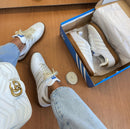 Tênis Adidas Samba OG -Branco/Ouro