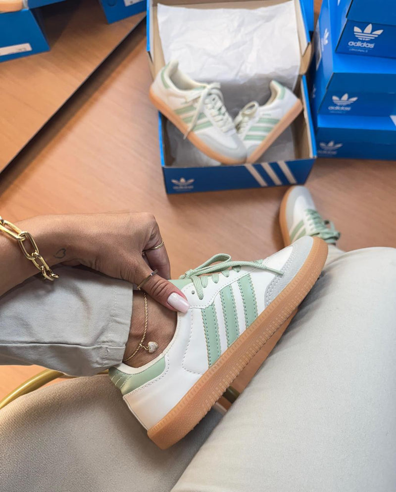 Adidas Samba - Branco/Verde