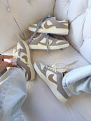 Tênis Dunk Low - Cinza/Nude